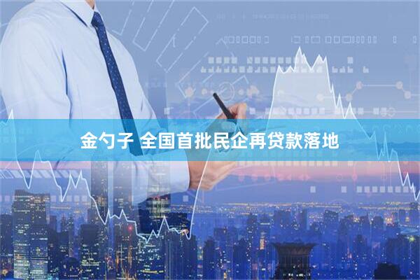 金勺子 全国首批民企再贷款落地